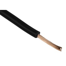 1 Reel of 25 M - RS PRO Black 25 mm² Hook Up Wire, 3 AWG, 196/0.4 mm, 25m, PVC Insulation