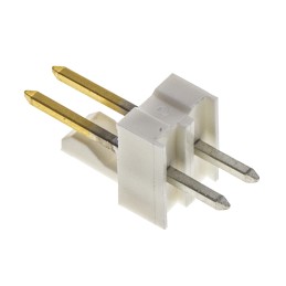 10 pcs - Molex KK 254 Series Straight Through Hole Pin Header, 2 Contact(s), 2.54mm Pitch, 1 Row(s), Unshrouded