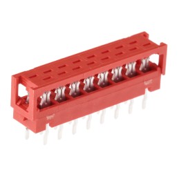 250 pcs - TE Connectivity 16-Way IDC Connector Plug for Cable Mount, 2-Row