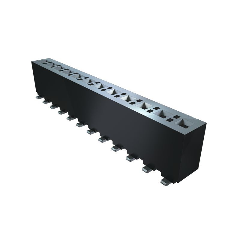 250 pcs - Samtec FHP Series Straight Surface Mount PCB Socket, 2-Contact, 1-Row, 3.962mm Pitch, Solder Termination