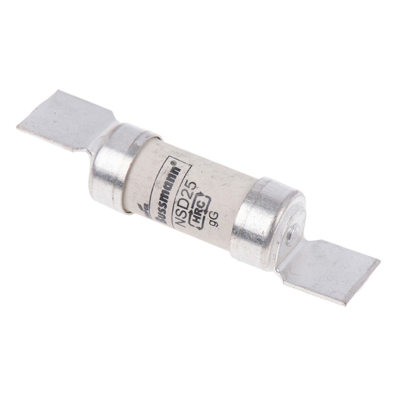 5 pcs - Eaton 25A British Standard Fuse, F1, 550V ac