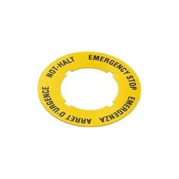 1 pcs : 5.76.205.011/0400 - Switch Fixings LABEL OPAQUE YELLOW