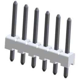 10 pcs - TE Connectivity MTA-100 Series Straight Through Hole Pin Header, 5 Contact(s), 2.54mm Pitch, 1 Row(s), Unshrouded