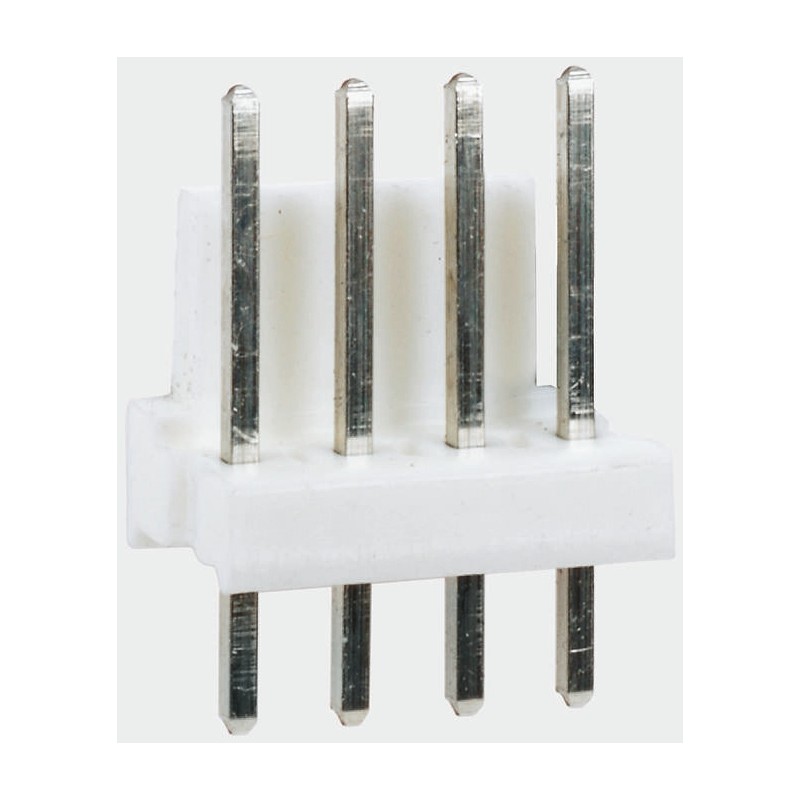 10 pcs - TE Connectivity MTA-100 Series Right Angle Through Hole Pin Header, 5 Contact(s), 2.54mm Pitch, 1 Row(s), Unshrouded