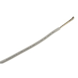 1 Reel of 30 M - Alpha Wire Premium Series White 3.3 mm² Hook Up Wire, 12 AWG, 65/0.25 mm, 30m, Silicone Rubber Insulation