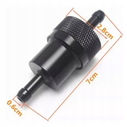 Aluminum fuel filter for moped quad atv 8mm