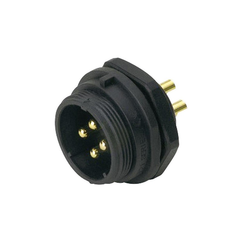 1 pcs - RS PRO Circular Connector, 5 Contacts, Panel Mount, Plug, Male, IP68
