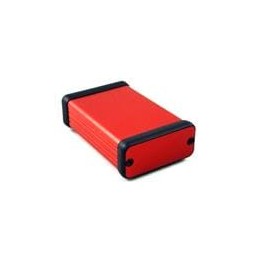 1 pcs : 1455C801RD - Enclosures, Boxes & Cases Alum w/Medal Ends 3.15x2.13x.91' Red