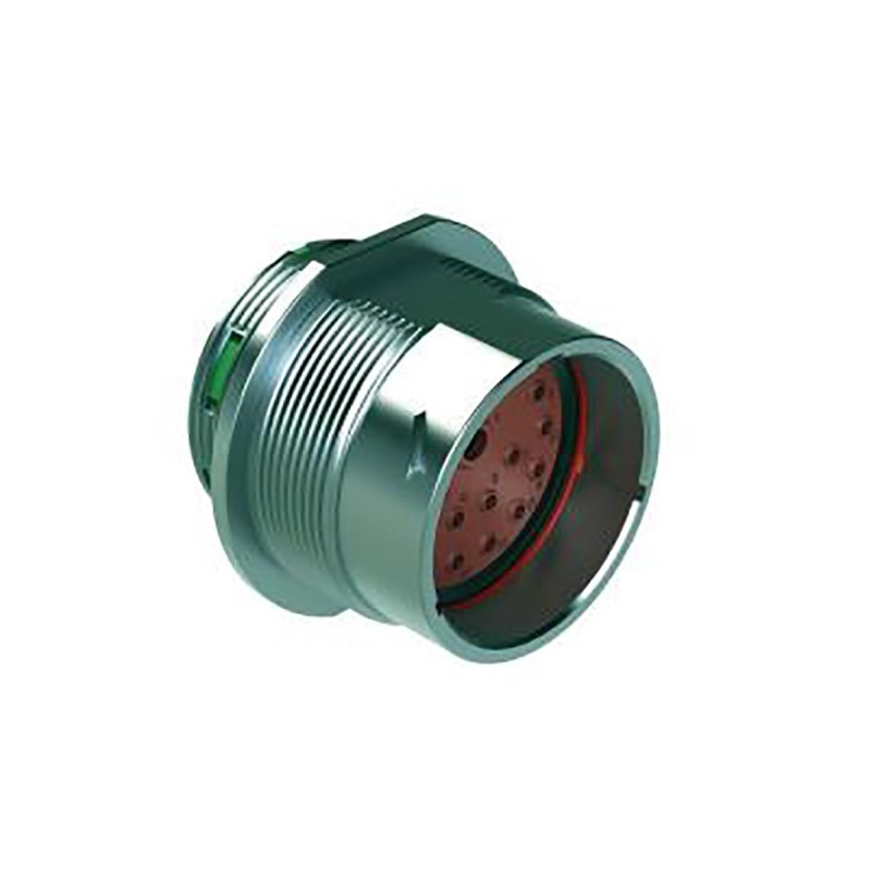 1 pcs - Amphenol Industrial Circular Connector, 18 Contacts, Cable Mount, Plug, Male, IP67, IP69K, Duramate AHDM Series