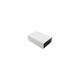 1 pcs : 1598GSGYPBK - Enclosures, Boxes & Cases ABS w/Black ABS Ends 9.84x6.3x3' Grey