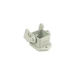 1 pcs : 09200030320 - Heavy Duty Power Connectors HAN 3A BULKHEAD MNT 1 LEVER GREY PLASTIC