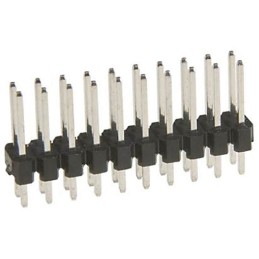 10 pcs - HARWIN M20 Series Straight Through Hole Pin Header, 72 Contact(s), 2.54mm Pitch, 2 Row(s), Unshrouded