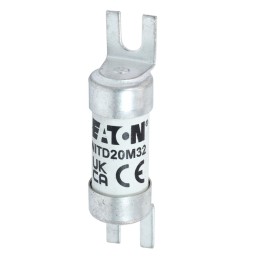 5 pcs - Eaton 20A British Standard Fuse, A1, 550V ac, 42.5mm