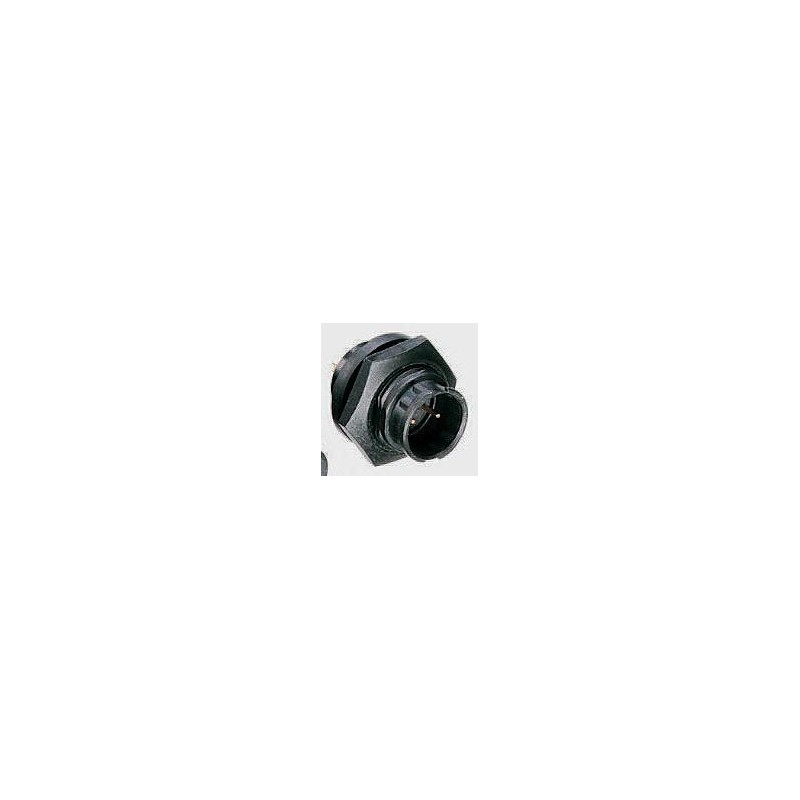 1 pcs - Switchcraft Circular Connector, 8 Contacts, Panel Mount, Plug, Male, IP68, IP69K, EN3 Series
