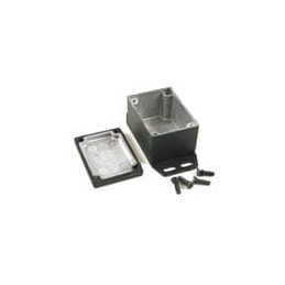 1 pcs : 1590WHFBK - Enclosures, Boxes & Cases Diecast Alum Flanged 2.07x1.1x1.5' Black