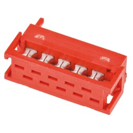 2500 pcs - TE Connectivity 10-Way IDC Connector Plug for Cable Mount, 2-Row