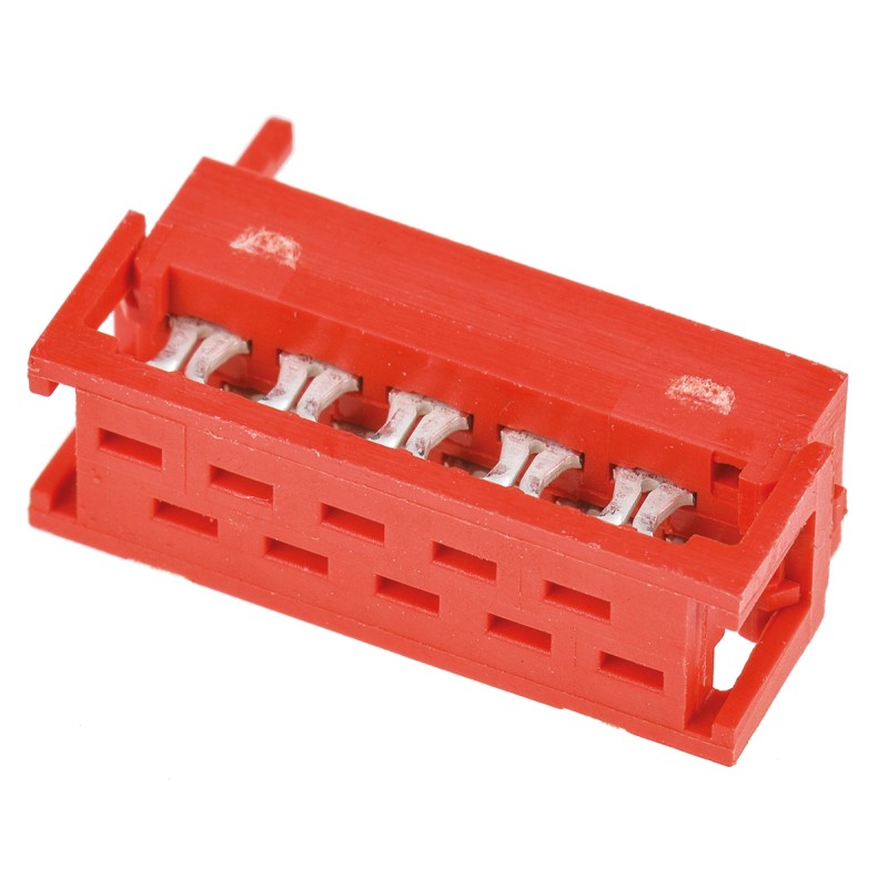 2500 pcs - TE Connectivity 10-Way IDC Connector Plug for Cable Mount, 2-Row