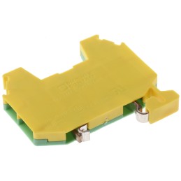 5 pcs - Phoenix Contact 4-Way MT1.5-QUATTRO-PE Earth Terminal Block, 26 - 16 AWG Wire, Screw Down, Polyamide Housing