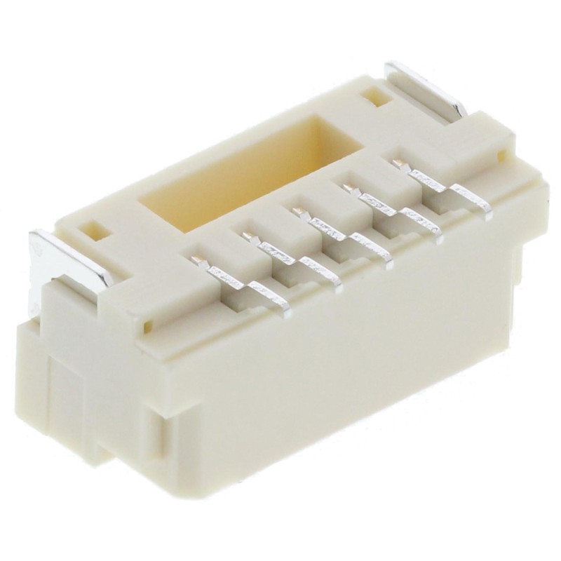 2500 pcs - JST GH Series Straight Surface Mount PCB Header, 5 Contact(s), 1.25mm Pitch, Shrouded