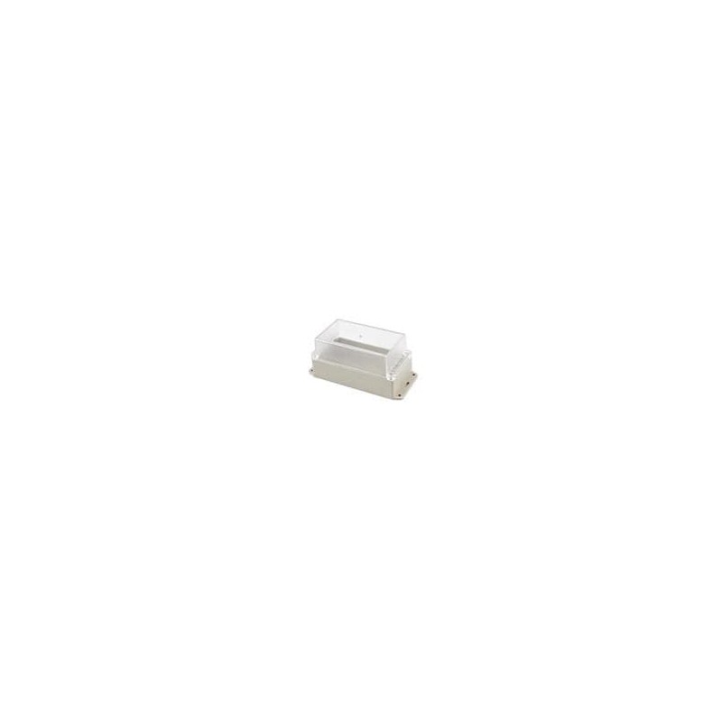 1 pcs : RP1185BFC - Enclosures, Boxes & Cases ABS WATERTIGHT CLEAR LID