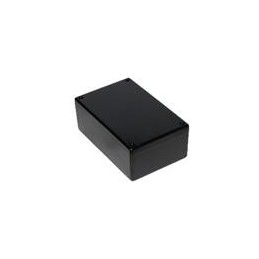 1 pcs : 1594EBK - Enclosures, Boxes & Cases Flame Retardant ABS 2.1x4.2x6.6' Black