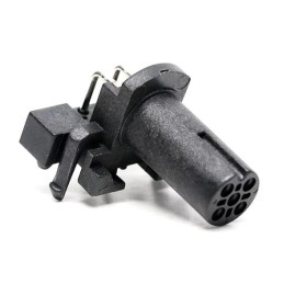 1 pcs - TE Connectivity Circular Connector, 5 Contacts, Panel Mount, M12 Connector, Socket, IP67, M12 Series