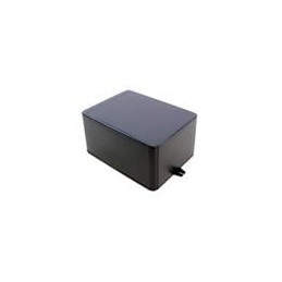 1 pcs : RL6685-FBK - Enclosures, Boxes & Cases Box w/Flanges-Blk 7.87x5.91x3.94 ABS