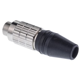 1 pcs - Hirose Circular Connector, 8 Contacts, Cable Mount, Micro Connector, Plug, Female, HR25 Series