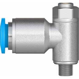 1 pcs - Festo GRLZ Series Tube Flow Regulator, 6mm Tube Inlet Port x M5 Male Outlet Port, 193155