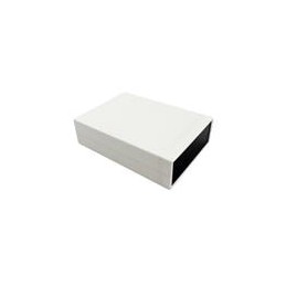 1 pcs : 1598JSGYPBK - Enclosures, Boxes & Cases ABS w/Black ABS Ends 11.02x7.87x3' Grey