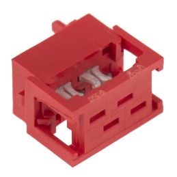 2500 pcs - TE Connectivity 4-Way IDC Connector Plug for Cable Mount, 2-Row