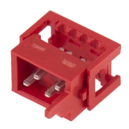 2500 pcs - TE Connectivity 4-Way IDC Connector Plug for Cable Mount, 2-Row