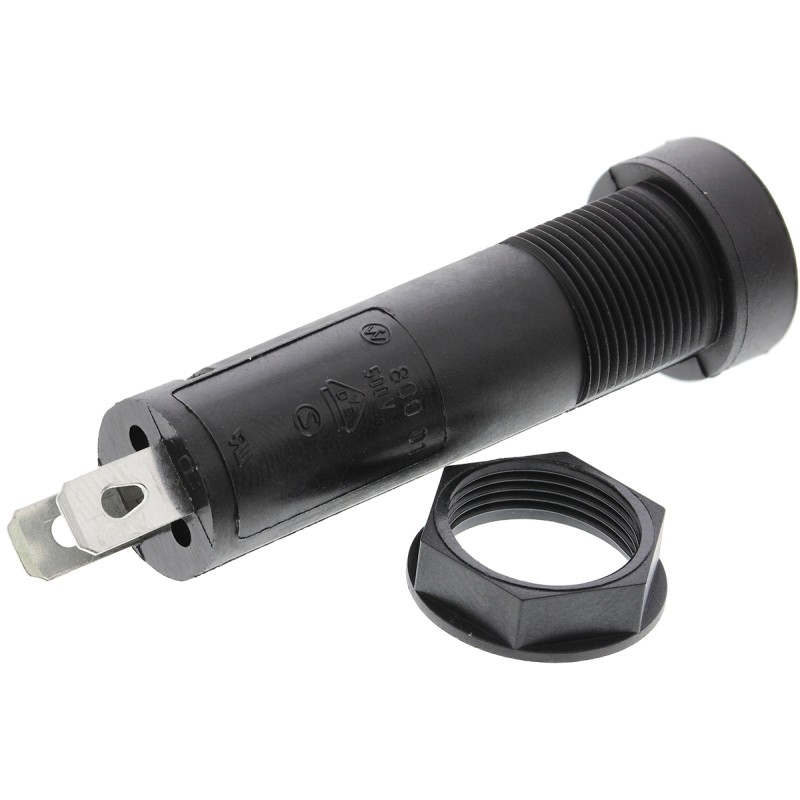 5 pcs - Littelfuse 16A Panel Mount Fuse Holder for 5 x 20, 6.3 x 32mm Fuse, 1P, 250V ac