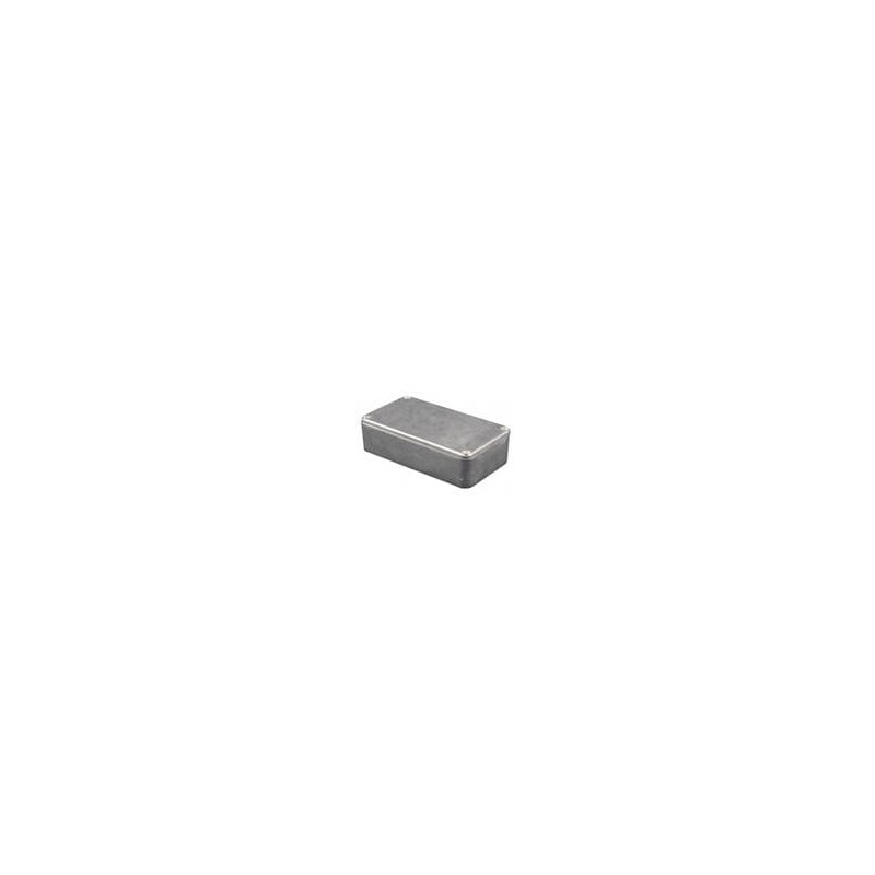 1 pcs : 1590QFLBK - Enclosures, Boxes & Cases Diecast Alum wFlange 4.7x1.1x4.7' Black