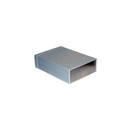 1 pcs : 1598JSGY - Enclosures, Boxes & Cases ABS w/Alum. Ends 11.02x7.87x3' Grey