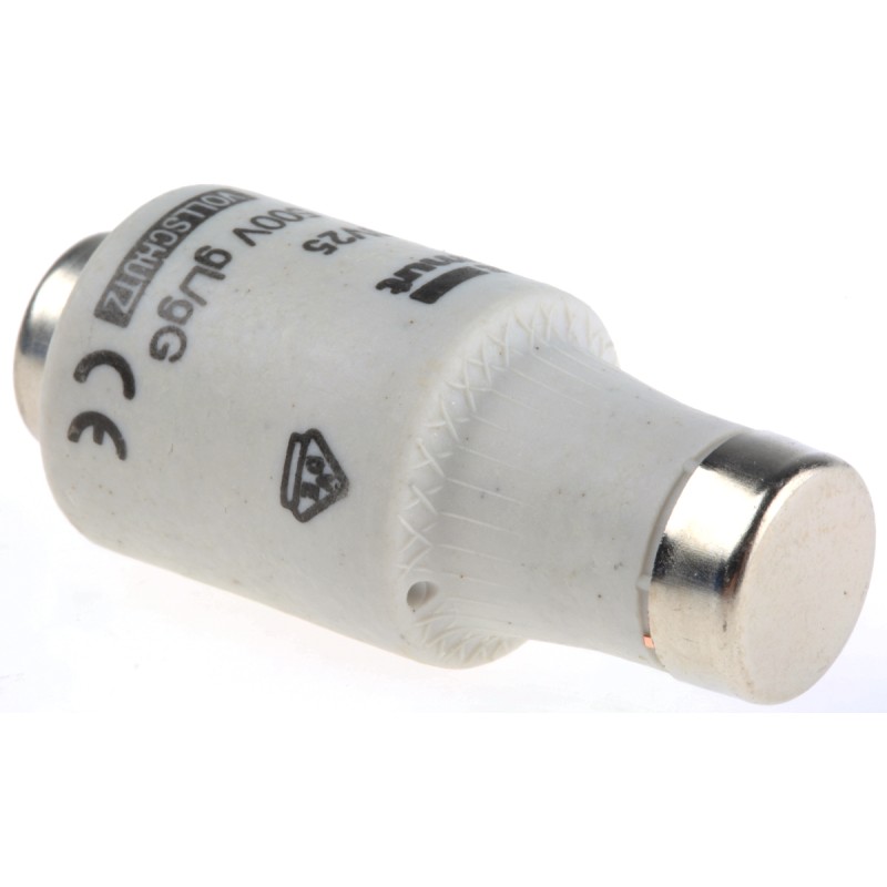 5 pcs - Mersen 25A DII Diazed Fuse, E27 Thread Size, gG, 500V