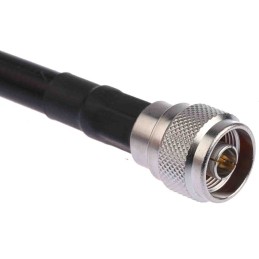 1 pcs - Radiall Male N Type to Male N Type Coaxial Cable, 5m, RG214 Coaxial, Terminated