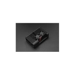 1 pcs : FIT0715 - Enclosures for Single Board Computing Armor Case With Dual Fans(2510) for Raspberry Pi 4