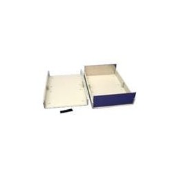 1 pcs : 1598EGY - Enclosures, Boxes & Cases FR ABS w/Alum. Ends 6.3x6.3x3.38' Grey
