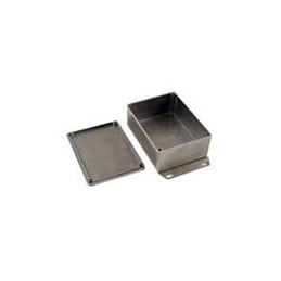 1 pcs : 1590SF - Enclosures, Boxes & Cases Diecast Alum wFlange 4.4x1.6x3.21'Natural