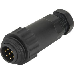 1 pcs - RS PRO Circular Connector, 7 Contacts, Cable Mount, M24 Connector, Male, IP67