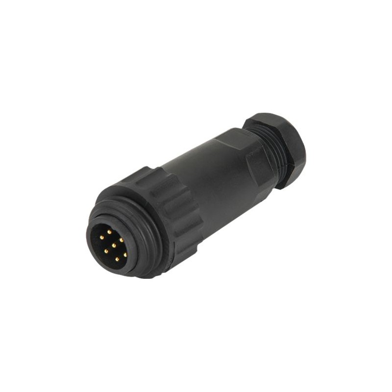 1 pcs - RS PRO Circular Connector, 7 Contacts, Cable Mount, M24 Connector, Male, IP67