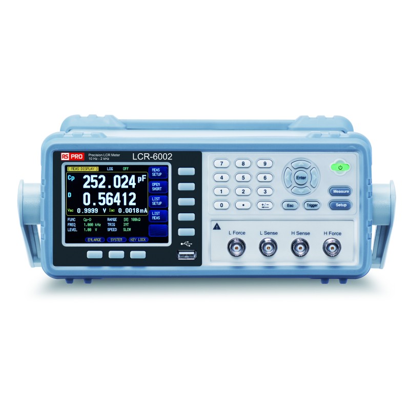 1 pcs - RS PRO LCR-6002 Bench LCR Meter 9.9mF, 99 MΩ, 9999H