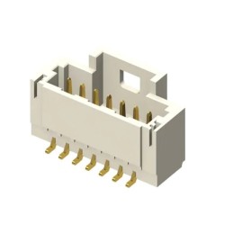 275 pcs - Samtec T1M Series Vertical PCB Header, 10 Contact(s), 1.0mm Pitch, 2 Row(s), Shrouded