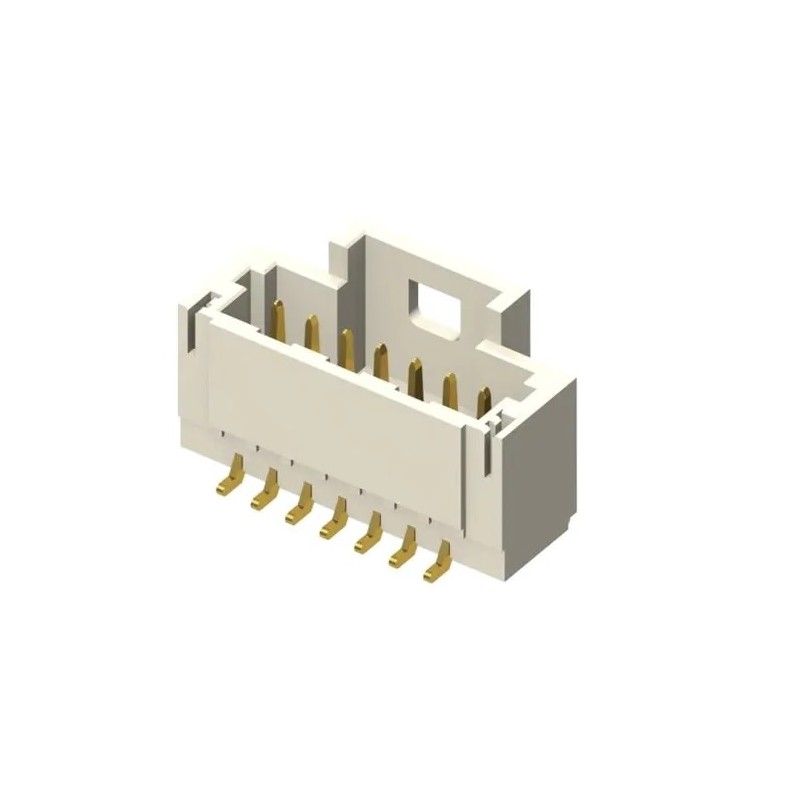275 pcs - Samtec T1M Series Vertical PCB Header, 10 Contact(s), 1.0mm Pitch, 2 Row(s), Shrouded