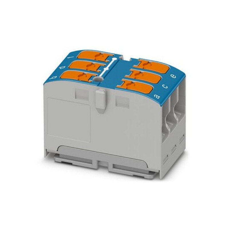 10 pcs - Phoenix Contact Distribution Block, 6 Way