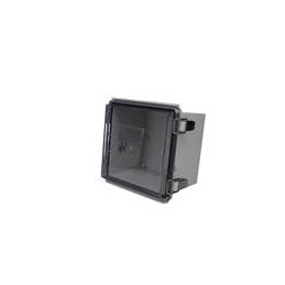 1 pcs : PTQ-11047-C - Enclosures for Industrial Automation PC+10% Fiberglass Box with Stainless Steel Latch (5.9 X 5.9 X 4.7 In)