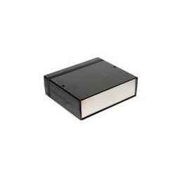 1 pcs : 1598DBK - Enclosures, Boxes & Cases FR ABS w/Alum. Ends 7.1x8.11x2.52' Black