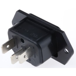 1 pcs - Schurter C16 Panel Mount IEC Connector Male, 15A, 250 V