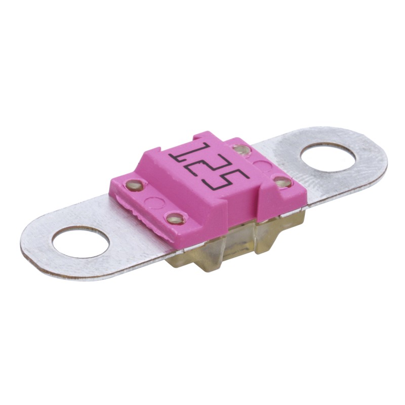 5 pcs - Littelfuse 125A Pink BF1 Car Fuse, 32V dc